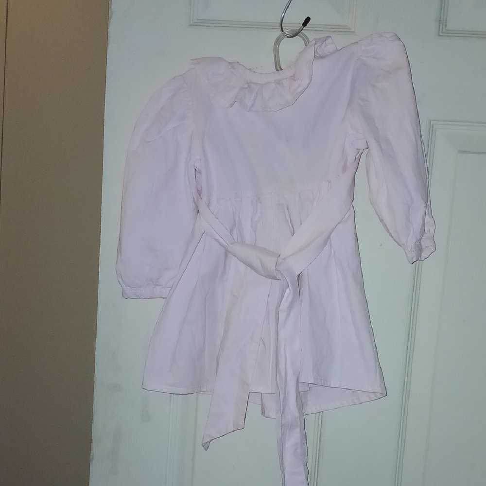 Pink Kids Dress with Bow